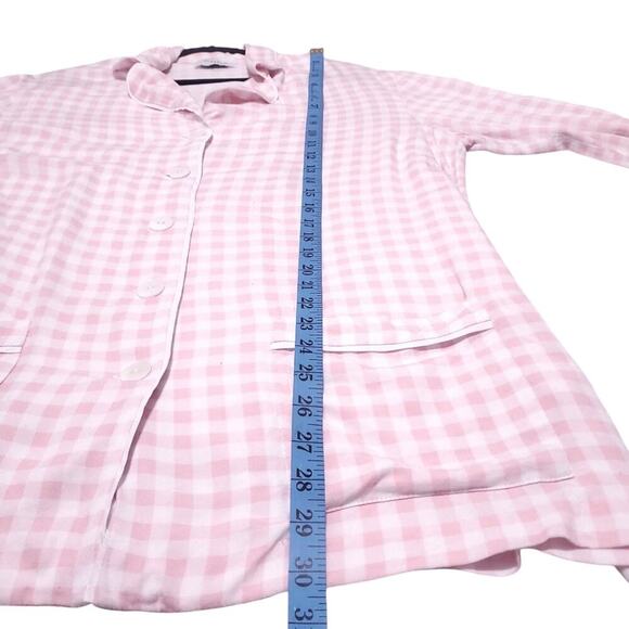 Sleeper Party Pajama Top in Pink Vichy L As seen on Sex and The City - Picture 11 of 16